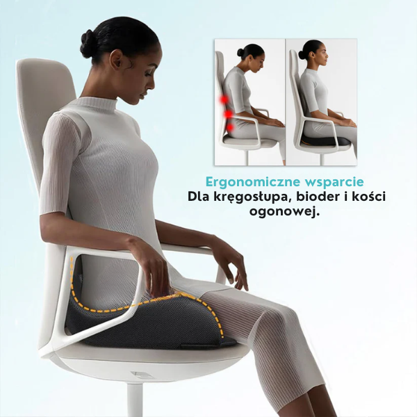 Ergonomisches Sitzkissen – Zentrum der Entlastung