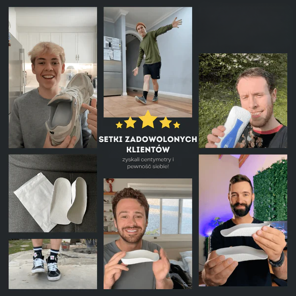 ComfyStep™ Orthopädische Einlegesohlen zur Größenzunahme - Zentrum der Erleichterung