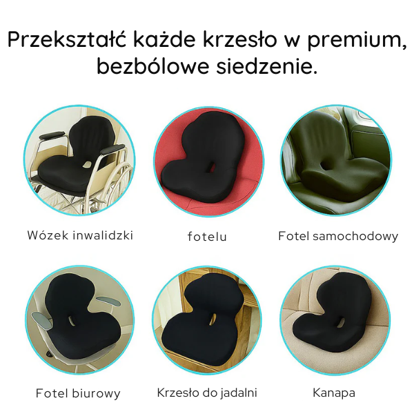 Ergonomisches Sitzkissen – Zentrum der Entlastung