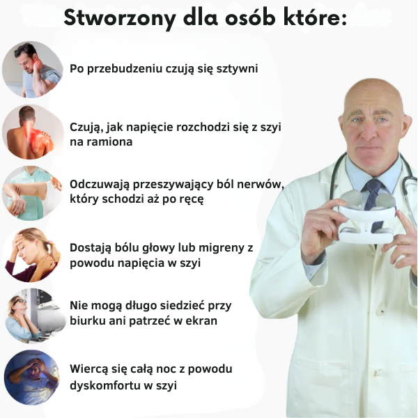 NeckFlow™ – Elektrischer Nackenmassagegerät mit Wärmefunktion – Entspannungszentrum