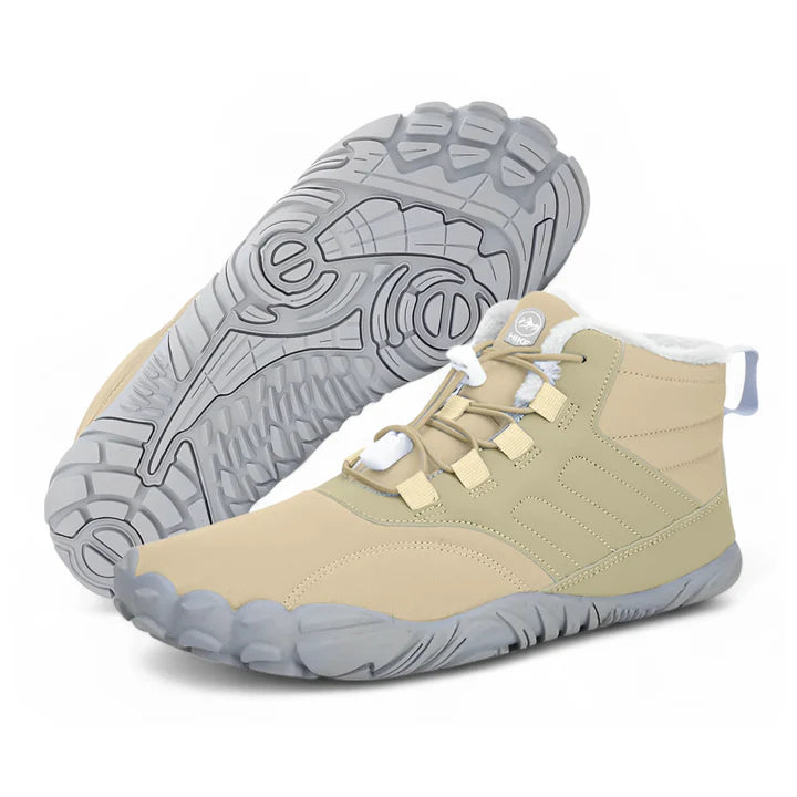 Non-slip and waterproof barefoot winter boots