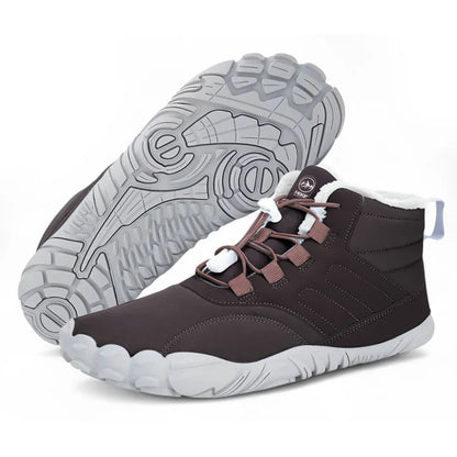 Non-slip and waterproof barefoot winter boots