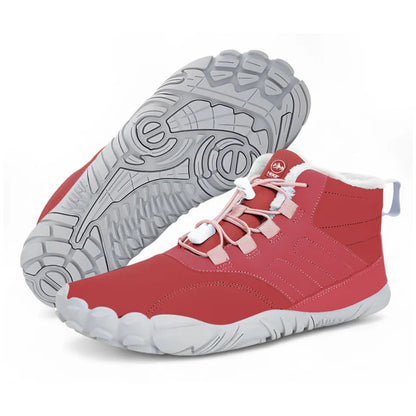 Non-slip and waterproof barefoot winter boots
