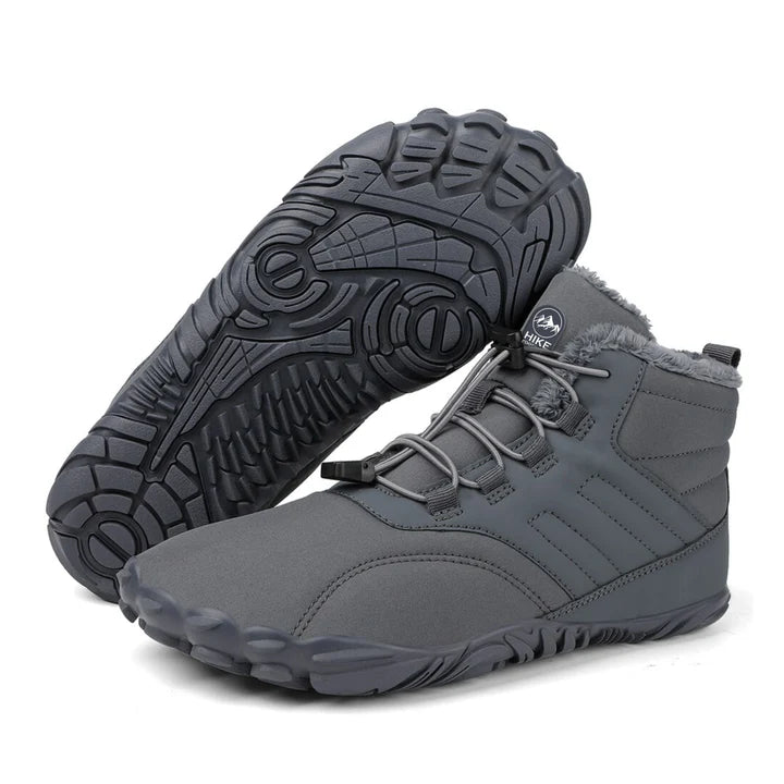 Non-slip and waterproof barefoot winter boots